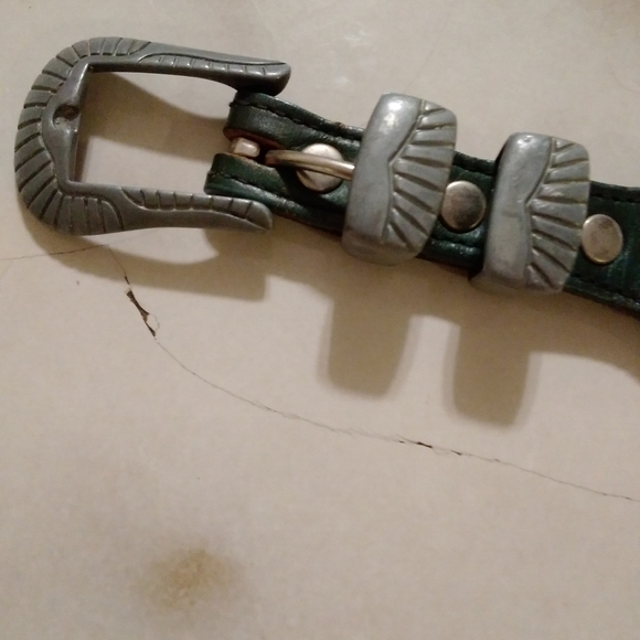 Silver Creek beaded belt VTG - Picture 6 of 12